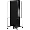 National Public Seating NPS Room Divider, 6' Height, 7 Sections, Black RDB6-7PT10 - alternate 2